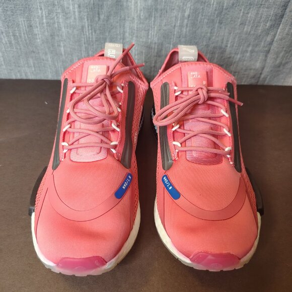Adidas NMD R1 ATA Flow Running Sneakers Mens 9.5 Hazy Rose Pink Athletic Shoes - Picture 2 of 7
